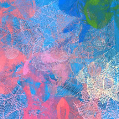 Kopya alanı ile soyut grunge desenli arkaplan