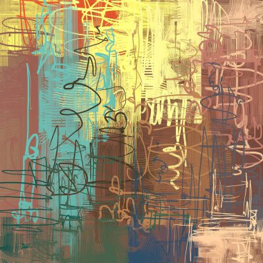 Farklı renk kalıplarına sahip soyut grunge arkaplanı