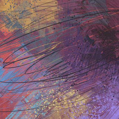 Farklı renk kalıplarına sahip soyut grunge arkaplanı