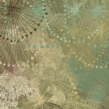 vintage desen ile soyut sanat arka plan