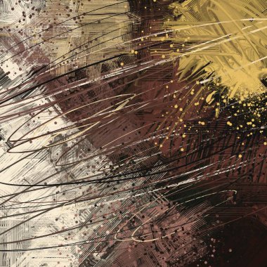 Farklı renk kalıplarına sahip soyut grunge arkaplanı 