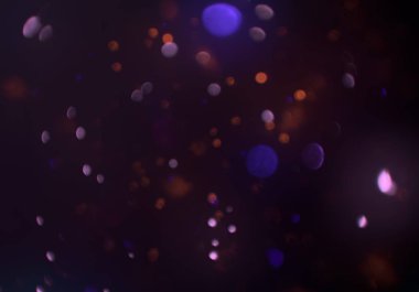 bokeh abstact arka plan ile galaksi