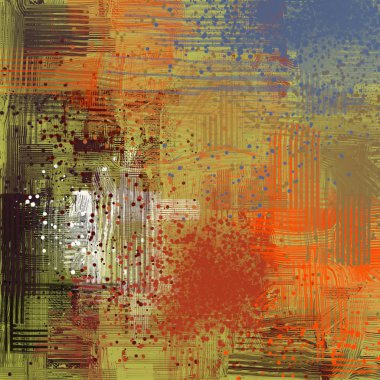 Farklı renk kalıplarına sahip soyut grunge arkaplanı 