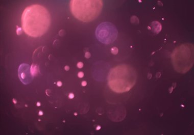 bokeh abstact arka plan ile galaksi