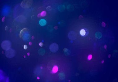 bokeh abstact arka plan ile galaksi