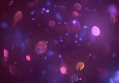 bokeh abstact arka plan ile galaksi