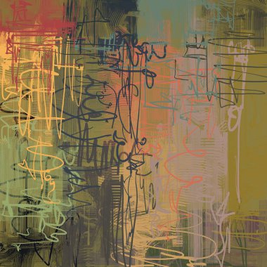 Farklı renk kalıplarına sahip soyut grunge arkaplanı