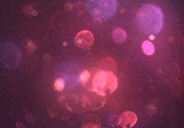 bokeh abstact arka plan ile galaksi