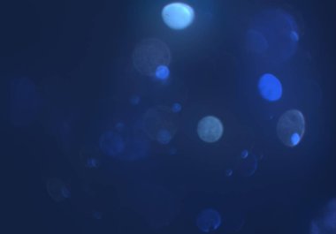 Soyut mavi bokeh arkaplanı