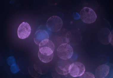 bokeh abstact arka plan ile galaksi