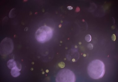 bokeh abstact arka plan ile galaksi