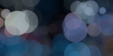 Bokeh çevreleri ile yapılan soyut sanatsal arka plan