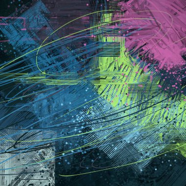 Farklı renk kalıplarına sahip soyut grunge arkaplanı