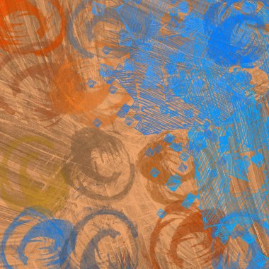 Kopya alanı ile soyut grunge desenli arkaplan