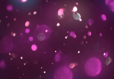 bokeh abstact arka plan ile galaksi