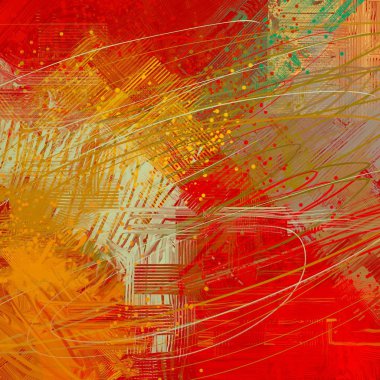 Farklı renk kalıplarına sahip soyut grunge arkaplanı 