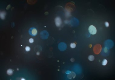 bokeh abstact arka plan ile galaksi