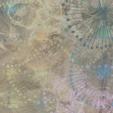 Kopya alanı ile soyut grunge desenli arkaplan