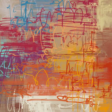 Farklı renk kalıplarına sahip soyut grunge arkaplanı 