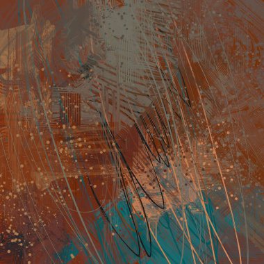 Farklı renk kalıplarına sahip soyut grunge arkaplanı 