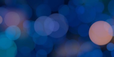 Bokeh çevreleri ile yapılan soyut sanatsal arka plan