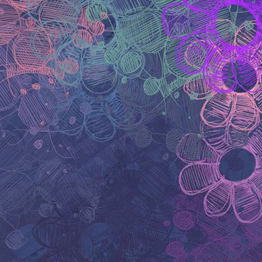 Çiçeklerle kusursuz bir arkaplan