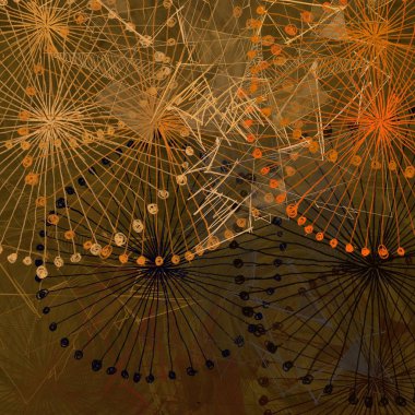 Kopya alanı ile soyut grunge desenli arkaplan