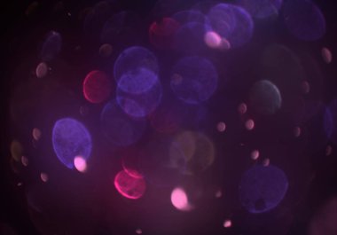 bokeh abstact arka plan ile galaksi