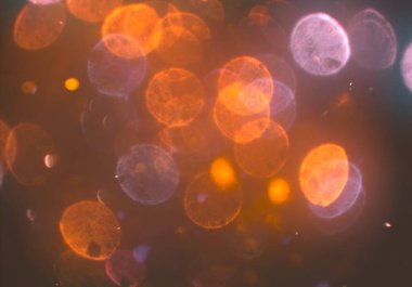 bokeh abstact arka plan ile galaksi