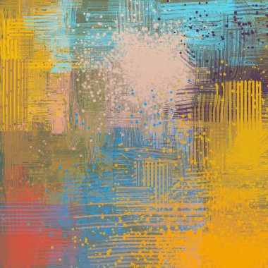 Farklı renk kalıplarına sahip soyut grunge arkaplanı