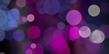 Bokeh çevreleri ile yapılan soyut sanatsal arka plan