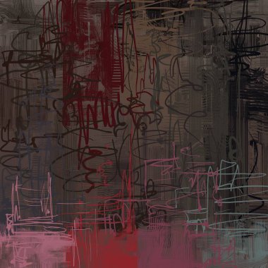 Farklı renk kalıplarına sahip soyut grunge arkaplanı