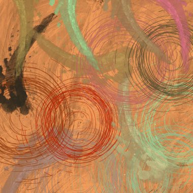 Kopya alanı ile soyut grunge desenli arkaplan