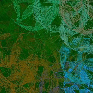 soyut yeşil fraktal arka plan