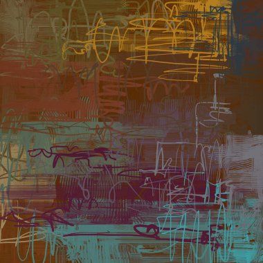 Farklı renk kalıplarına sahip soyut grunge arkaplanı