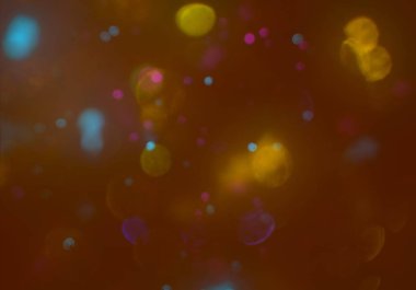 bokeh abstact arka plan ile galaksi