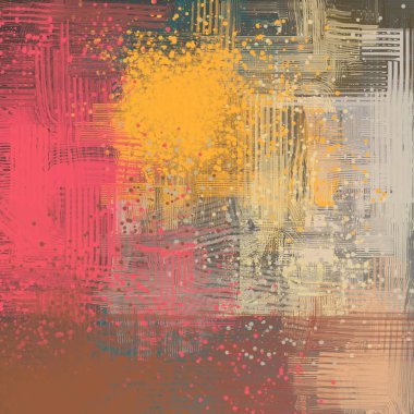 Farklı renk kalıplarına sahip soyut grunge arkaplanı