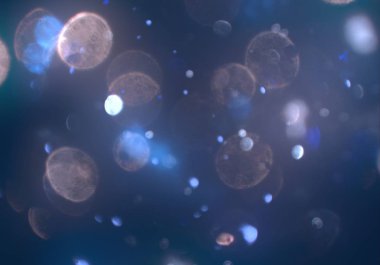 bokeh abstact arka plan ile galaksi