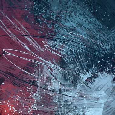 Farklı renk kalıplarına sahip soyut grunge arkaplanı 