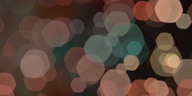 Bokeh çevreleri ile yapılan soyut sanatsal arka plan