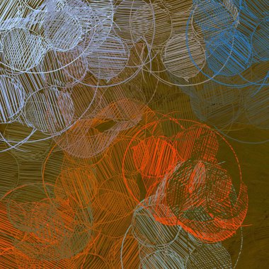 kopya alanı ile arka plan için sanatsal renkli illüstrasyon