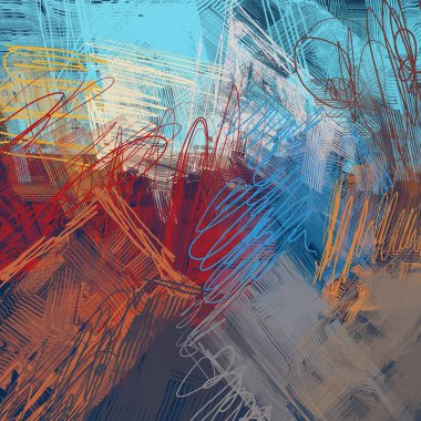 soyut fraktal sanat arkaplanı