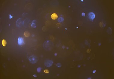 bokeh abstact arka plan ile galaksi