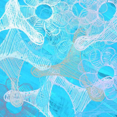 Kopya alanı ile soyut grunge desenli arkaplan