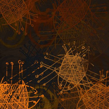 Siyah arkaplanda ateş