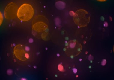 bokeh abstact arka plan ile galaksi