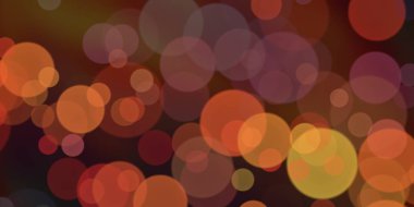 Bokeh çevreleri ile yapılan soyut sanatsal arka plan