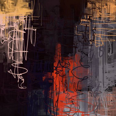 Farklı renk kalıplarına sahip soyut grunge arkaplanı