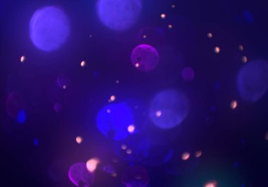 bokeh abstact arka plan ile galaksi