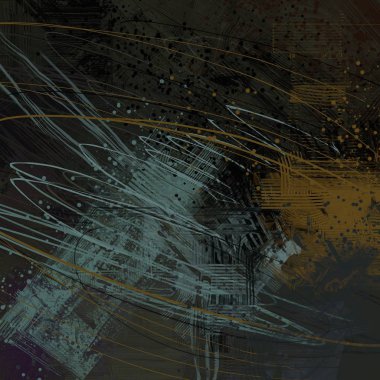 Farklı renk kalıplarına sahip soyut grunge arkaplanı 